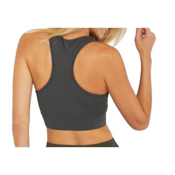 Zenana Grey Loads of Potential Sports Bra Size Small - Picture 2 of 5